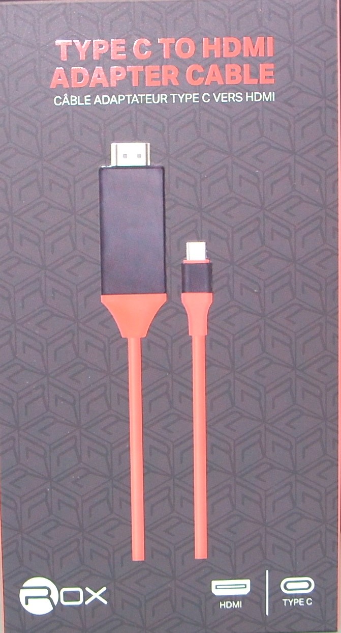Rox Type C to HDMI Adapter Cable