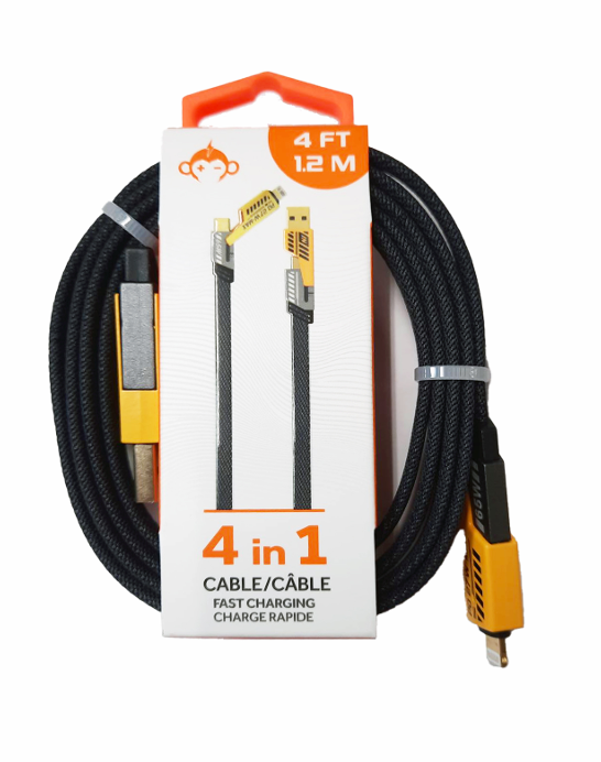 Monkeyz 4 in 1 Charging Cable